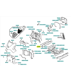 ΔΑΠΕΔΟ ΕΜΠΡΟΣΘΙΟ ΔΕΞΙΟ ΚΟΚΚΙΝΟ KYMCO PEOPLE S