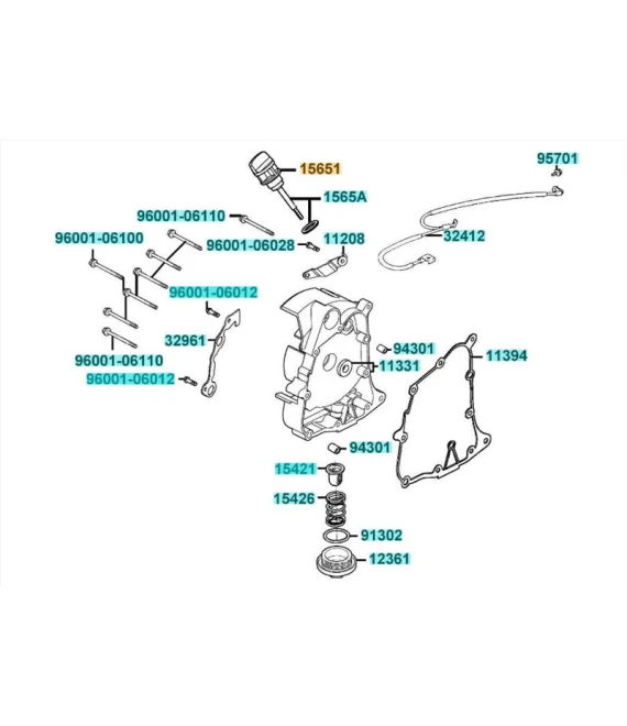 ΔΕΙΚΤΗΣ ΛΑΔΙΟΥ ΚΟΜΠΛΕ KYMCO SPARE PARTS ΔΕΙΚΤΗΣ ΛΑΔΙΟΥ ΚΟΜΠΛΕ KYMCO