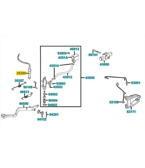 ΔΙΑΚΟΠΤΗΣ ΣΤΟΠ ΠΟΔΟΦΡΕΝΟΥ KYMCO MAXXER/MXU 250/300