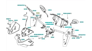 ΔΙΑΚΟΠΤΗΣ ΔΕΞΙΟΣ ΚΟΜΠΛΕ KYMCO