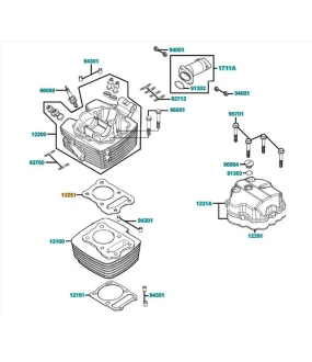 ΦΛΑΝΤΖΑ (ΚΑΥΣΕΩΣ) ΚΕΦΑΛΗΣ ΚΥΛΙΝΔΡΟΥ KYMCO MXU150