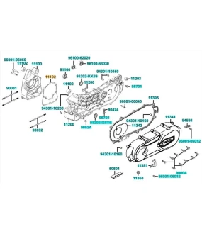 ΦΛΑΝΤΖΑ ΚΑΡΤΕΡ ΜΕΣΑΙΑ KYMCO AGILITY/LIKE 150/200