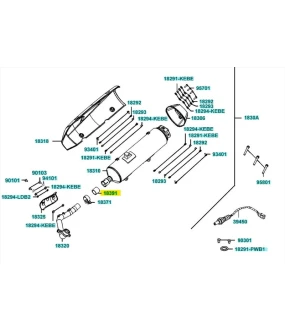 ΦΛΑΝΤΖΑ ΕΞΑΤΜΙΣΗΣ ΜΕΣΑΙΑ ΖΟΑΝ ΕΝΩΣΗΣ KYMCO SPARE PARTS