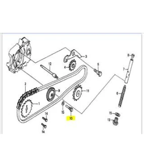 ΒΙΔΑ ΡΑΟΥΛΟΥ ΜΕΣΑΙΟΥ DAYTONA DY/NOVA/SPRINTER SPARE PARTS ΒΙΔΑ ΡΑΟΥΛΟΥ ΜΕΣΑΙΟΥ DAYTONA DY/NOVA/SPRINTER