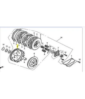 ΚΑΜΠΑΝΑ ΑΜΠΡΑΓΙΑΖ DAYTONA NOVA/DY 100 SPARE PARTS ΚΑΜΠΑΝΑ ΑΜΠΡΑΓΙΑΖ DAYTONA NOVA/DY 100