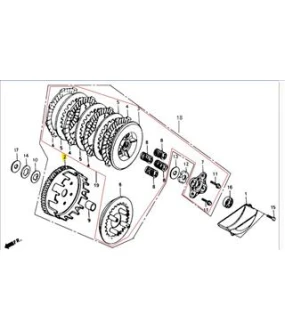 ΚΑΜΠΑΝΑ ΑΜΠΡΑΓΙΑΖ DAYTONA DY/SPRINTER 110/125 SPARE PARTS ΚΑΜΠΑΝΑ ΑΜΠΡΑΓΙΑΖ DAYTONA DY/SPRINTER 110/125