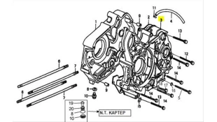 ΚΑΡΤΕΡ ΑΡΙΣΤΕΡΟ DAYTONA DY/NOVA/SPRINTER 125