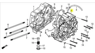 ΚΑΡΤΕΡ ΑΡΙΣΤΕΡΟ DAYTONA DY/NOVA/SPRINTER/VELOS R 125
