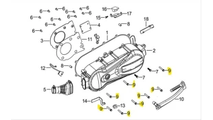 ΒΙΔΑ M6x40 DAYTONA CARGO/MIRO ΒΙΔΑ M6x40 DAYTONA CARGO/MIRO