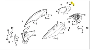 ΛΑΣΤΙΧΟ DAYTONA MIRO 125/130
