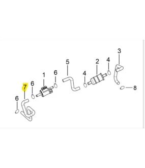 OUTLET PIPE,IDLE DAYTONA MIRO 125