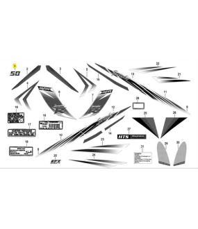 ΑΥΤΟΚΟΛΛΗΤΟ ΚΑΡΙΝΑΣ ΄΄50΄΄ ΓΙΑ WHITE/BLUE ΑΝΤΑΛΛΑΚΤΙΚΑ ΑΥΤΟΚΟΛΛΗΤΟ ΚΑΡΙΝΑΣ ΄΄50΄΄ ΓΙΑ WHITE/BLUE DAYTONA SPRINTER 50