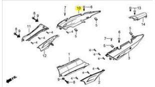 ΚΑΛΥΜΜΑ ΠΛΑΙΝΟ ΣΕΛΛΑΣ ΔΕΞΙΟ ΜΑΥΡΟ DAYTONA SPRINTER 50/125 E4/E5