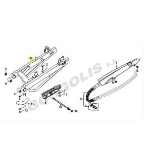 ΨΑΛΙΔΙ ΟΠΙΣΘΙΟ DAYTONA DY 125 E4/E5 SPARE PARTS ΨΑΛΙΔΙ ΟΠΙΣΘΙΟ DAYTONA DY 125 E4/E5