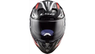 LS2 FF327 CHALLENGER SPIN BLACK RED WHITE XXL