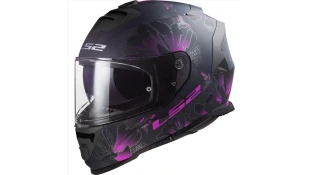 LS2 FF800 STORM II BURST MATT BLACK PINK S