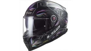 LS2 FF811 VECTOR II TROPICAL GLOSS BLACK WHITE XL