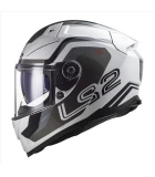 LS2 FF811 VECTOR II METRIC WHITE TITAN.SILVER 3XL