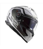 LS2 FF811 VECTOR II METRIC WHITE TITAN.SILVER 3XL