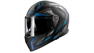 LS2 FF811 VECTOR II ALIZER MATT BLACK METALIC BLUE L