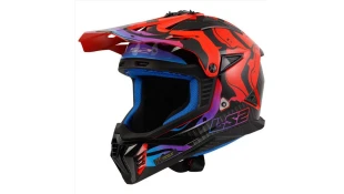 LS2 MX708 FAST II WASH GLOSS RED L