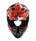 LS2 MX700 SUBVERTER EVO II STOMP FLUO ORANGE BLACK M