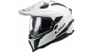 LS2 MX701 EXPLORER SOLID WHITE M