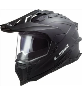 LS2 MX701 EXPLORER SOLID MATT BLACK XS