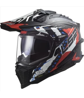 LS2 MX701 C EXPLORER EXTEND MATT RED XS