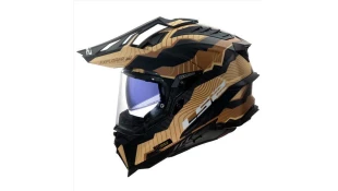 LS2 MX701 C EXPLORER TRICK MATT BROWN SAND L