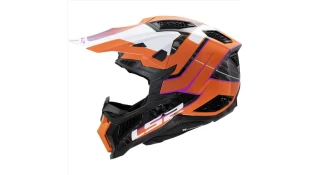 LS2 MX703 X-FORCE GALUO GLOSS ORANGE M