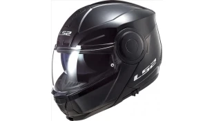 LS2 FF902 SCOPE SOLID GLOSS BLACK XL
