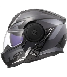 LS2 FF902 SCOPE II OXYD GLOSS BLACK TITANIUM M