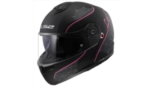 LS2 FF908 STROBE II LUX MATT BLACK PINK M
