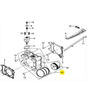 ΕΛΑΤΗΡΙΑ ΠΙΣΤΟΝΙΟΥ STD (ΣΕΤ) SYM QUADLANDER 250