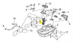 ΤΡΟΜΠΑ ΒΕΝΖΙΝΗΣ SYM VF 125/185