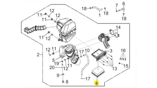 ΦΙΛΤΡΟ ΑΕΡΟΣ ΕΣΩΤΕΡΙΚΟ SYM MAXSYM TL 508