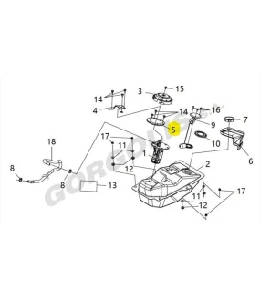 ΒΑΣΗ ΤΡΟΜΠΑΣ ΒΕΝΖΙΝΗΣ (Β) SYM VF 125/185 SPARE PARTS ΒΑΣΗ ΤΡΟΜΠΑΣ ΒΕΝΖΙΝΗΣ (Β) SYM VF 125/185