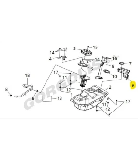 ΚΑΛΥΜΜΑ ΤΑΠΑΣ ΡΕΖΕΡΒΟΥΑΡ SYM VF 185 SPARE PARTS ΚΑΛΥΜΜΑ ΤΑΠΑΣ ΡΕΖΕΡΒΟΥΑΡ SYM VF 185