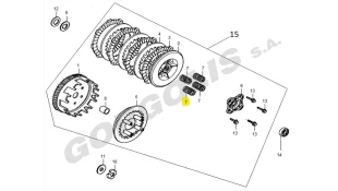 ΕΛΑΤΗΡΙΟ ΣΥΜΠΛΕΚΤΗ SYM VF 125 ΕΛΑΤΗΡΙΟ ΣΥΜΠΛΕΚΤΗ SYM VF 125
