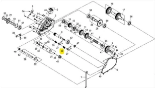 ΕΛΑΤΗΡΙΟ ΦΟΥΡΚΕΤΑΣ Β SYM QUADLANDER 300
