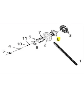 ΒΑΣΗ ΟΠΙΣΘΙΟΥ ΓΡΑΝΑΖΙΟΥ SYM VF 185