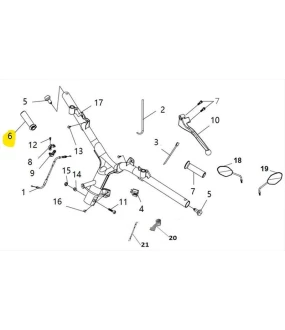 ΧΕΙΡΟΛΑΒΗ ΓΚΑΖΙΟΥ SYM VF 185 E5+
