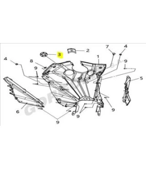 ΚΑΠΑΚΙ ΠΟΔΙΑΣ (ECU) SYM VF 125