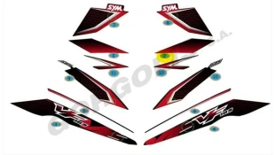 ΑΥΤΟΚΟΛΛΗΤΟ ΚΑΠΑΚΙΟΥ ΣΕΛΛΑΣ ΑΡΙΣΤΕΡΟ (BLACK/RED) SYM VF 185 E4/E5