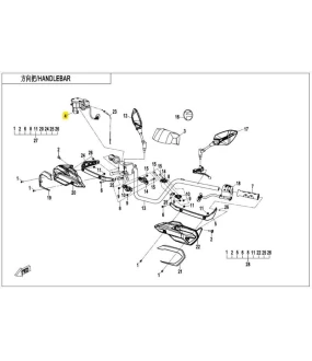2WD/4WD SWITCH ASSY CFMOTO CFORCE 1000 ELECTRICAL PARTS 2WD/4WD SWITCH ASSY CFMOTO CFORCE 1000