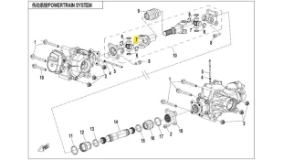 ΣΤΑΥΡΟΣ ΔΙΑΦΟΡΙΚΟΥ ΕΜΠΡΟΣ ΠΙΣΩ CFMOTO CFORCE
