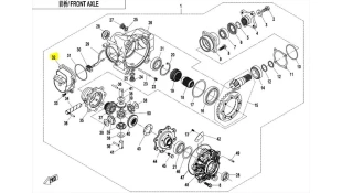 ΜΟΤΕΡ ΕΜΠΡΟΣΘΙΟΥ ΔΙΑΦΟΡΙΚΟΥ CFMOTO CFORCE ΜΟΤΕΡ ΕΜΠΡΟΣΘΙΟΥ ΔΙΑΦΟΡΙΚΟΥ CFMOTO CFORCE