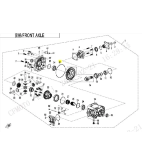 ΟΡΙΝΓΚ 141x2.4 CFMOTO CFORCE
