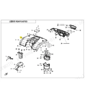 ΠΙΣΩ ΦΤΕΡΟ CFMOTO CFORCE 450/520 SPARE PARTS ΠΙΣΩ ΦΤΕΡΟ CFMOTO CFORCE 450/520